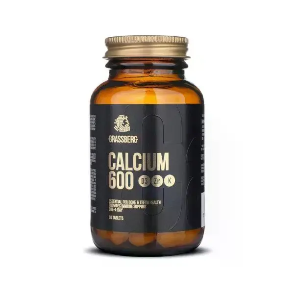 Grassberg Calcium 600+D3+Zn 60
