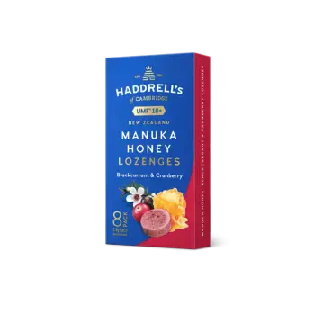 HADDRELLS MANUKA HONEY LOZENGES BLA&CRAN+16  عسل مانوكا