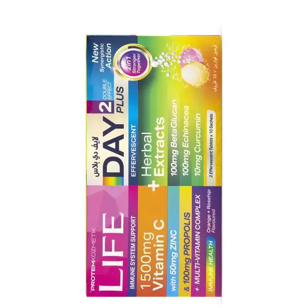 LIFE DAY PLUS 2 IN 1 10 SACHETS