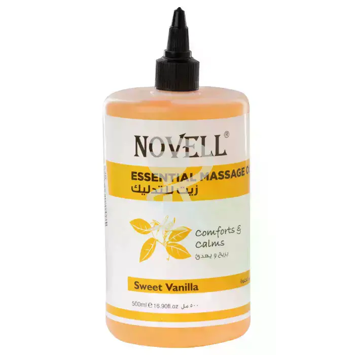 novell essential massage oil vanilla 500ml
