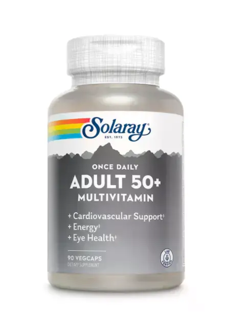 SOLARAY ONCE DAILY ADULT 50+ 90CAP