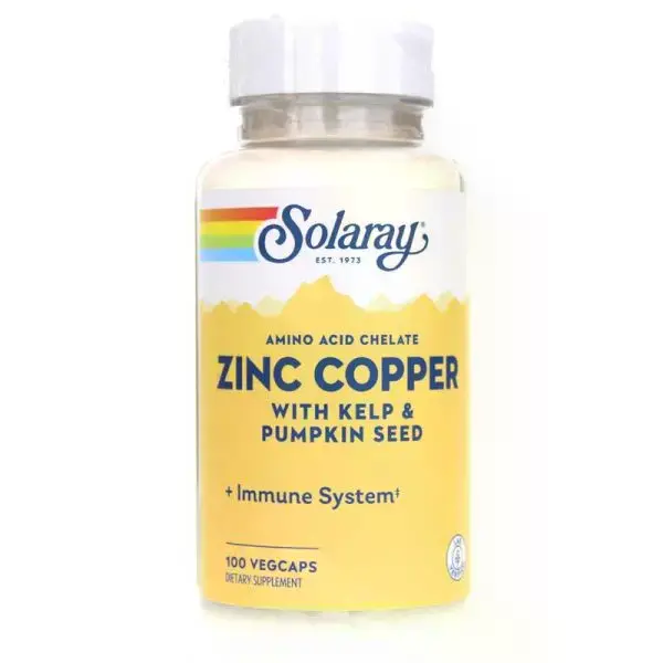solaray ZINC COPPER 100CAP