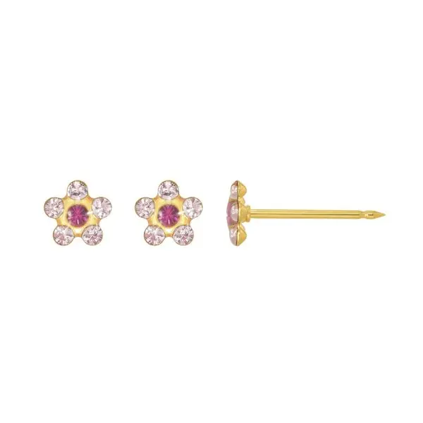 18K GOLD PLATED Flower 2 (5mm) 133