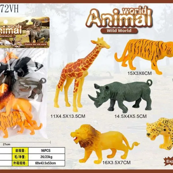 ArtCreativity Zoo Animal Figurines Set forKids
