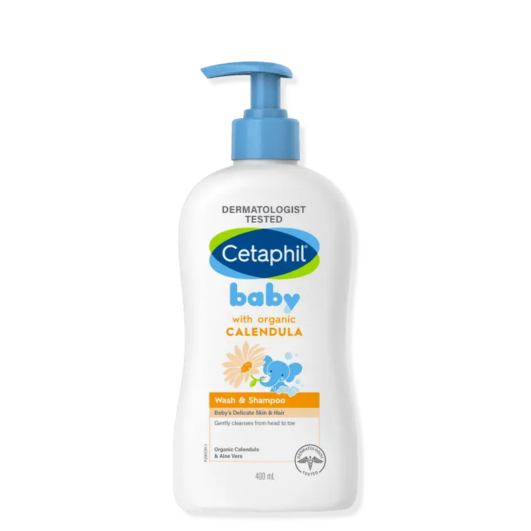 Cetaphil Baby Wash & Shampoo with Organic Calendula 400 ML