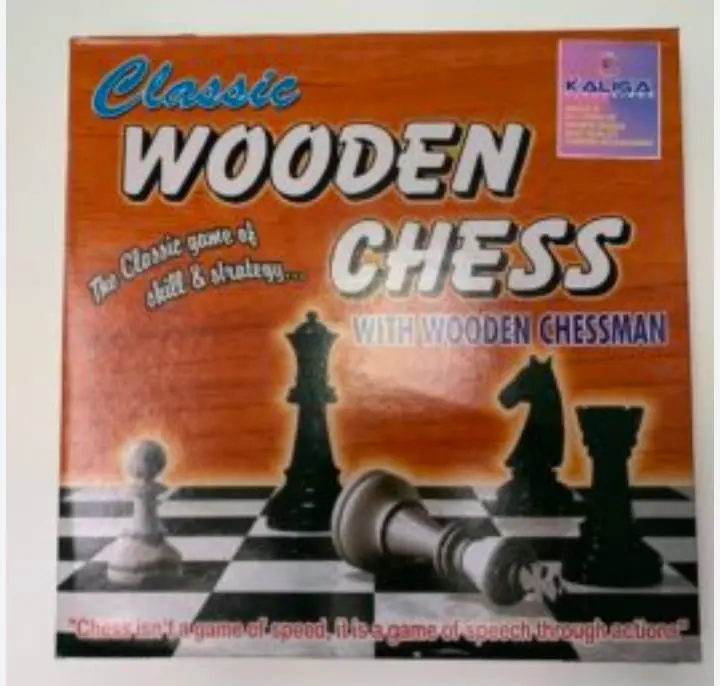 Classic Wooden Chess with Wooden Chessman