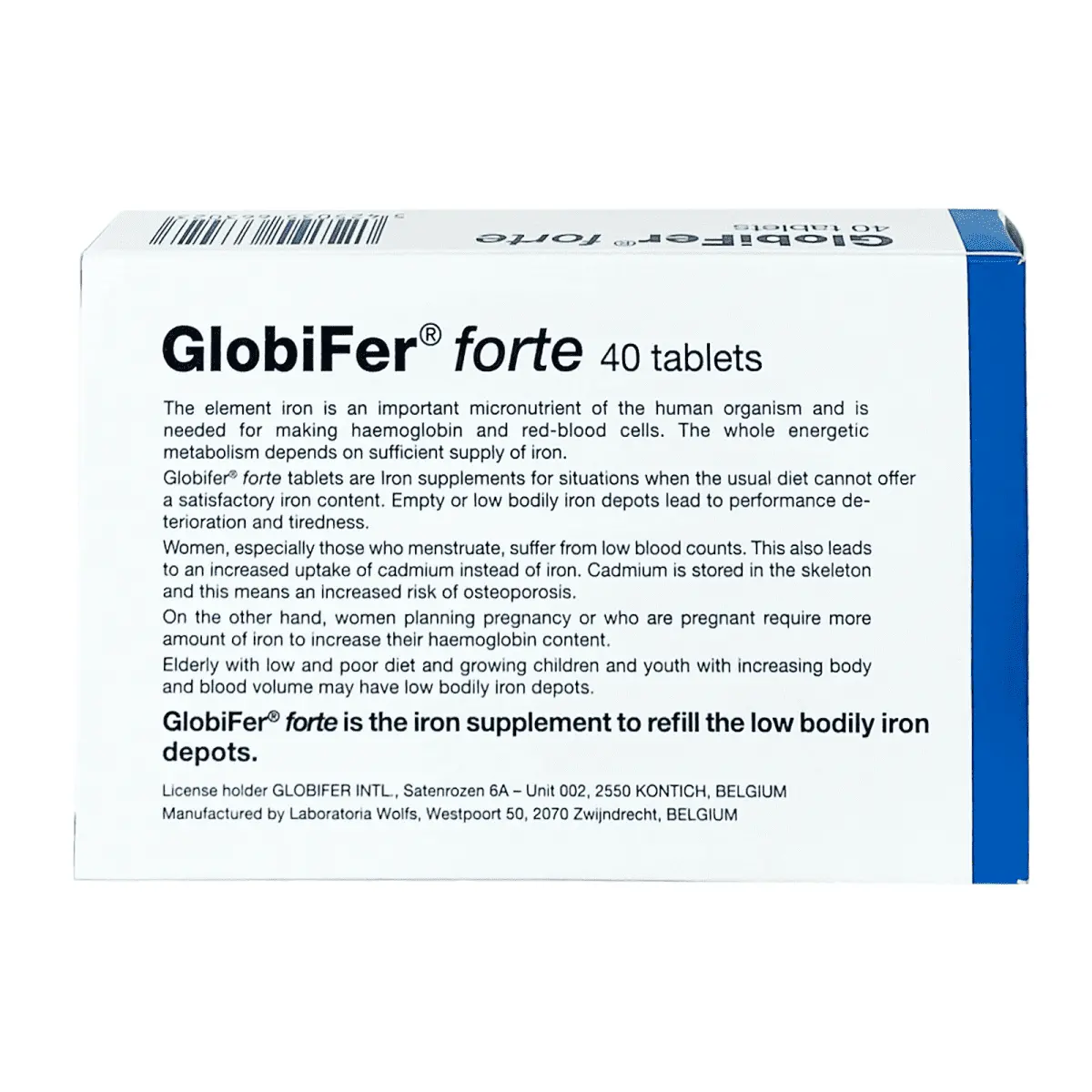 Globifer Forte Tabs 40'S