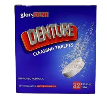 Glorydent Denture Clean Tablets 32 Pieces