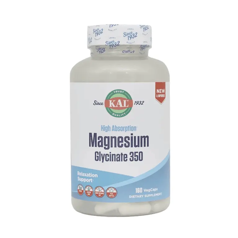 Kal Magnesium Glycinate 350 Mg 160 Veg Caps
