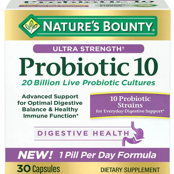 Nature'S Bounty Ultra Probiotic 10 60 Capsules