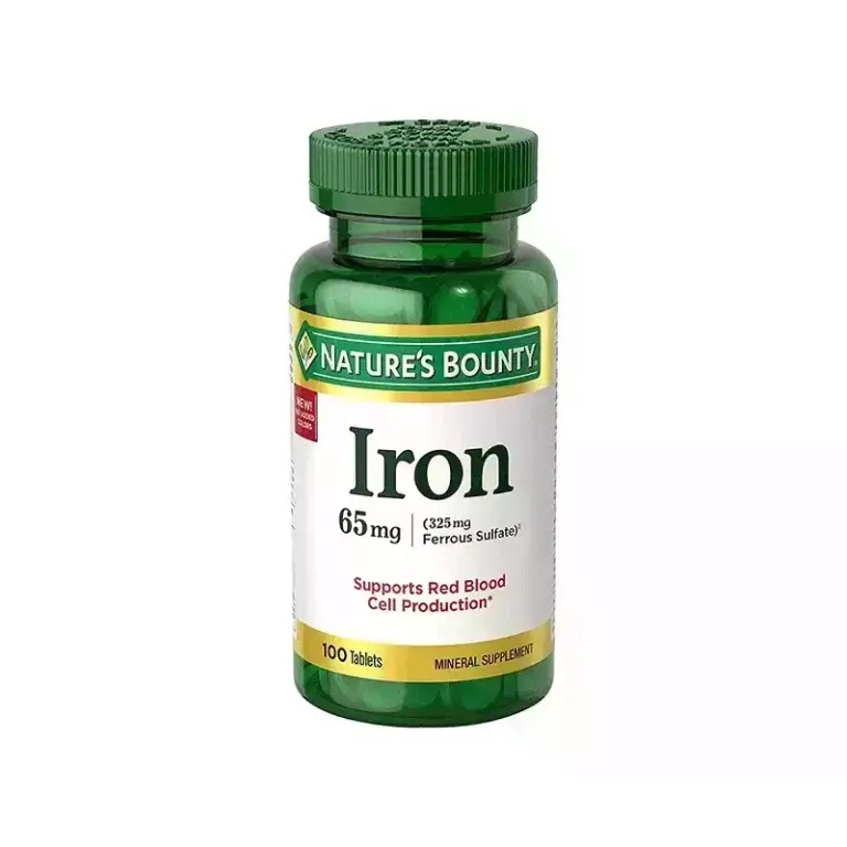 Natures Bounty Iron 65 Mg Tabs 100'S For Red Blood Cell Production