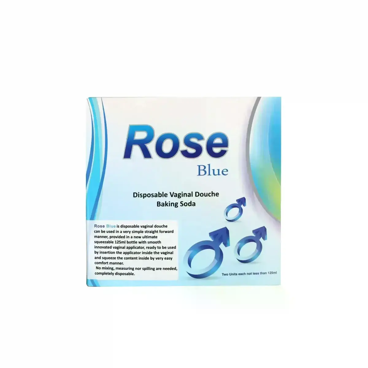 Rose Blue Vaginal Douche Baking Soda 125 Ml