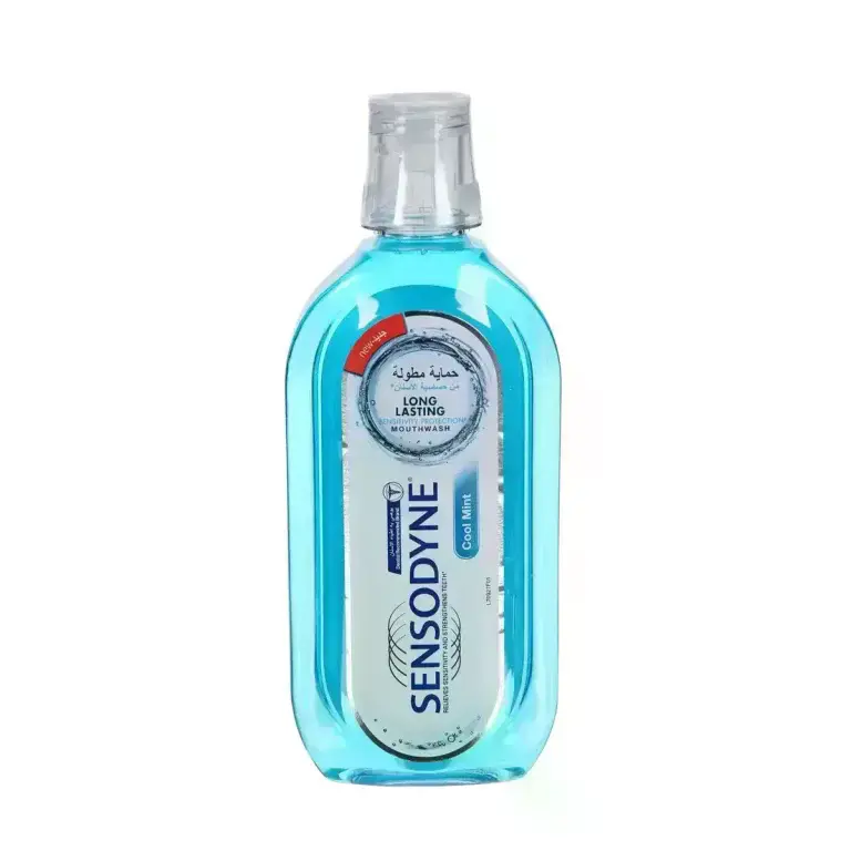 Sensodyne Long Lasting Sensitivity Protection Mouthwash Cool Mint 500 Ml