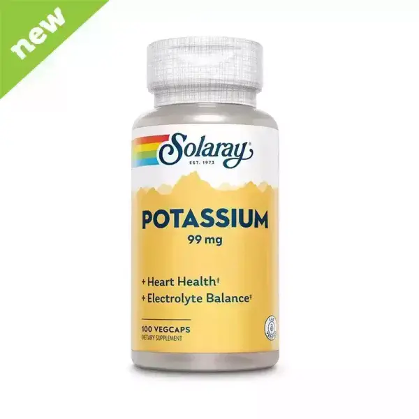 Solaray Potassium 99 Mg Caps 100'S