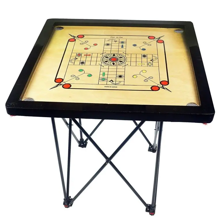 Tima Professional Carrom Board Carrom Stand Height Adjustable Hydraulic Foldable