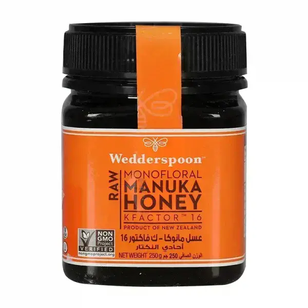 Wedderspoon Manuka Honey K-Factor 16 - 250 G