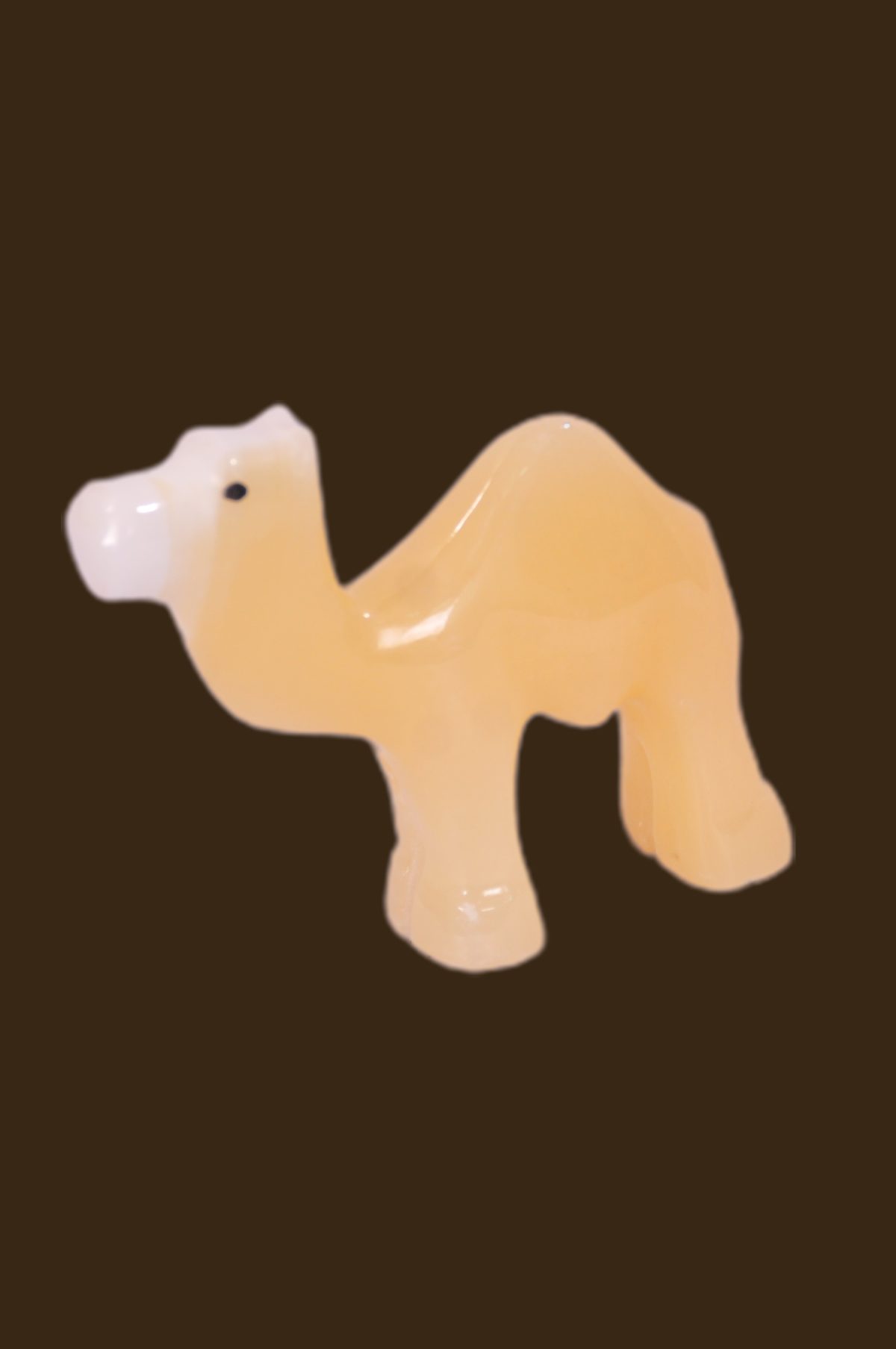 Natural alabaster stone handmade camel