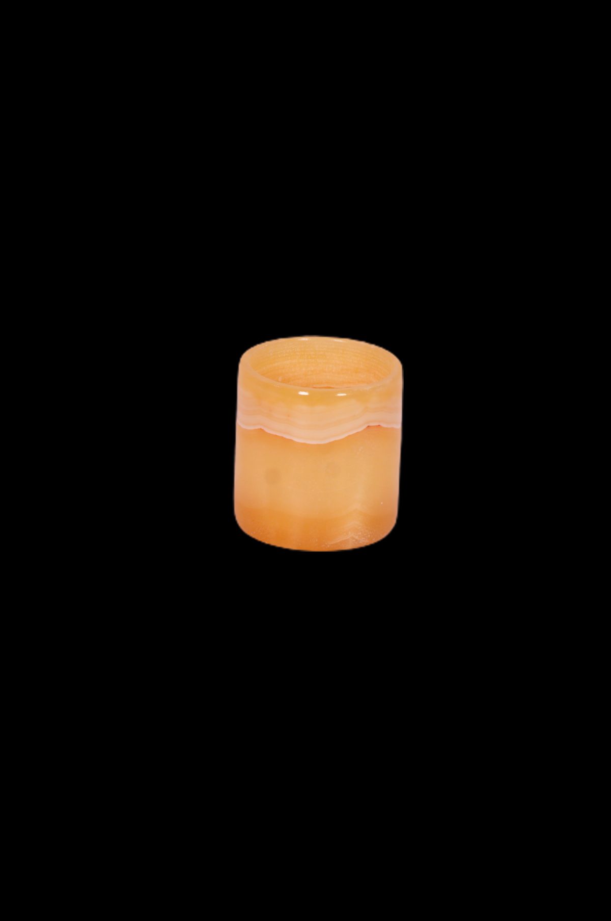 3 36 scaled Natural alabaster stone handmade candle could