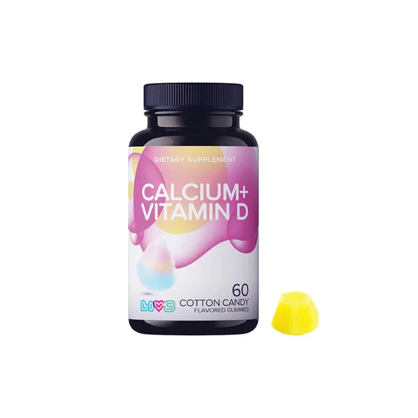 Livs Calcium+ Vitamin D 60 Gummies
