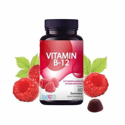 Livs Vitamin B-12 Raspberry Flavored 60 Gummies